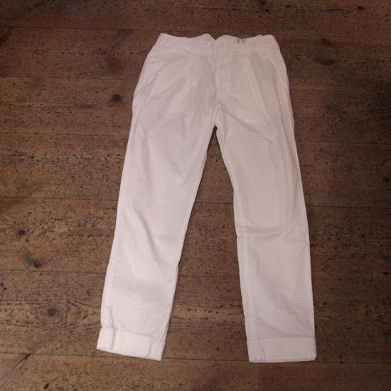 Engineered Garments(エンジニアードガーメンツ)|WILLY POST PANT - WASHER TWILL-WHITE -  BEVERLY HILLS CHICKEN