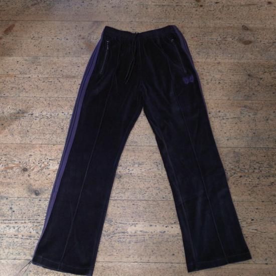 NEEDLES( ニードルズ）|Narrow Track Pant - Velour-black - BEVERLY