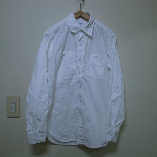 Engineered Garments(エンジニアードガーメンツ)|WORK SHIRTS - PIMA POPLIN-WHITE - BEVERLY  HILLS CHICKEN