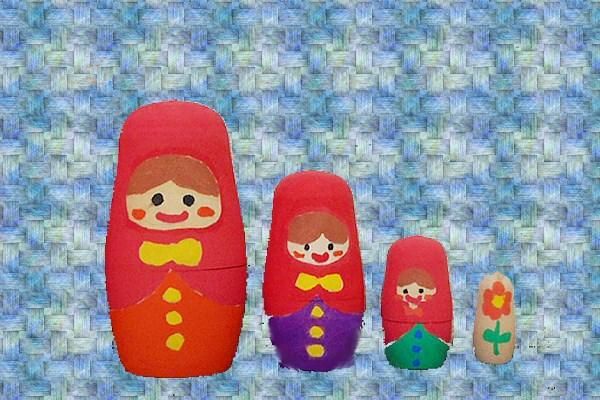 マトリョーシカ 無着色 工作キット専門店のイベントバザール マトリョーシカ 無着色 工作キット専門店のイベントバザール