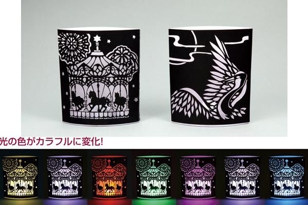 最も優遇 LED虹色きりえライト - 工作キット専門店のイベントバザール 切り絵