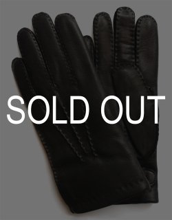 Hairsheep Leather Glove - Cashmere Lining / Black