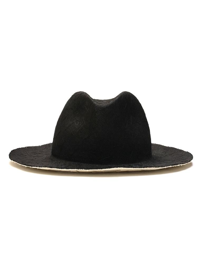 KIJIMA TAKAYUKI / HIGH LINE】Hand Stitch W-Sisal Straw Hat