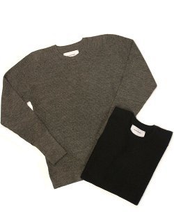 Thin Waffle Knit Pullover