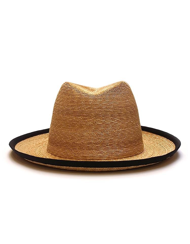 【KIJIMA TAKAYUKI / HIGH LINE】Straw Piping Brim Hat / No. S-191204｜kink  online shop