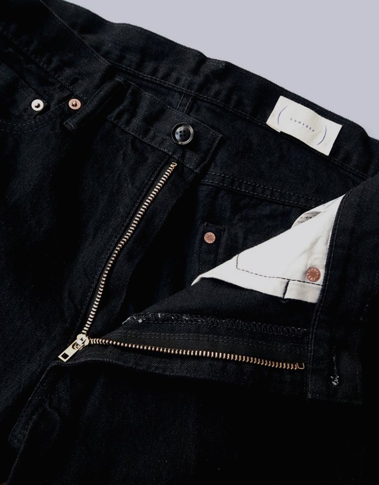 【cantate】 Denim Tapered Trousers｜kink online shop