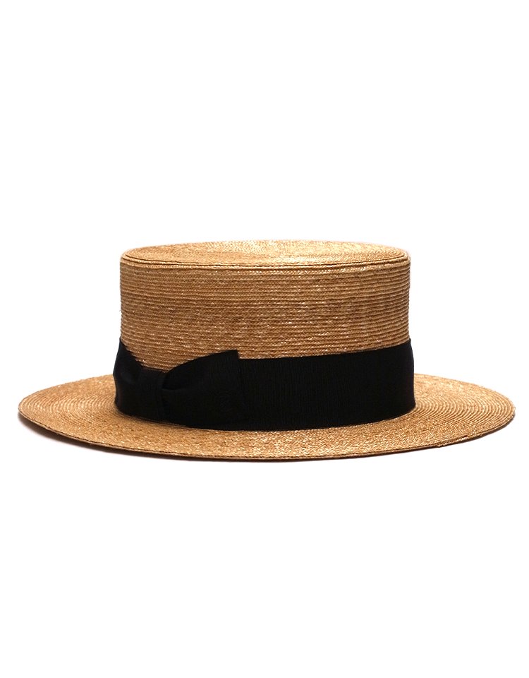 KIJIMA TAKAYUKI / HIGH LINE】Straw Boater Hat / No.S-201207｜kink 