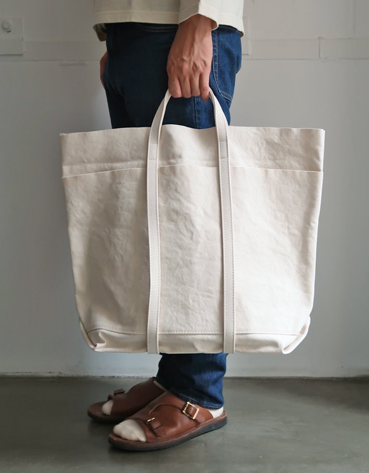 AMIACALVA】 WASHED CANVAS 6POCKETS TOTE [T]｜kink online shop