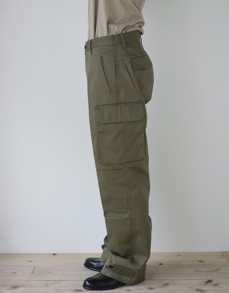 オープニング 大放出セール cantate M-48 field pants olive 21AW