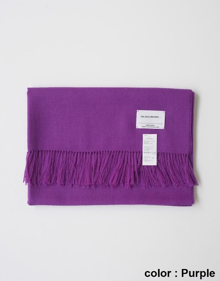 THE INOUE BROTHERS】NON BRUSHED LARGE STOLE｜kink online shop