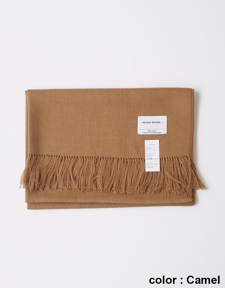THE INOUE BROTHERS　Large Stole THE INOUE BROTHERS】NON BRUSHED LARGE STOLE｜kink online shop