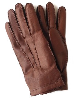 Hairsheep Leather Glove - Cashmere Lining / English Tan