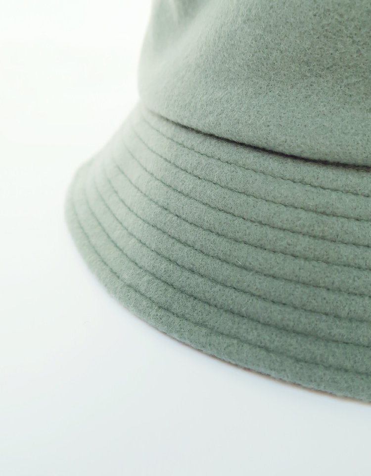 【KIJIMA TAKAYUKI】 WOOL MELTON BUCKET HAT / 222817｜kink online shop
