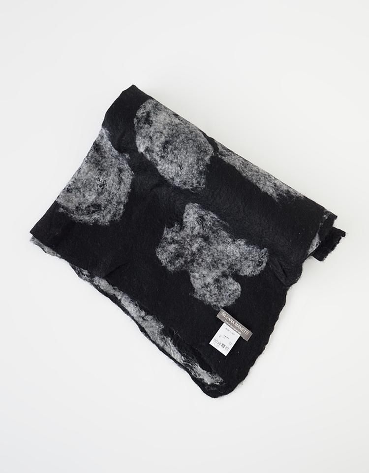 SILVANA MANETTI】Cashmere Silk Stole - MOON LIGHT / TNT AI23