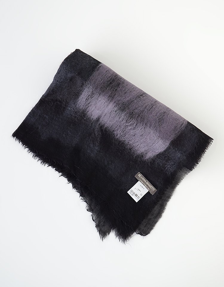 【SILVANA MANETTI】Cashmere Wool Stole - OLYMPIA / 01024 AI23｜kink online shop