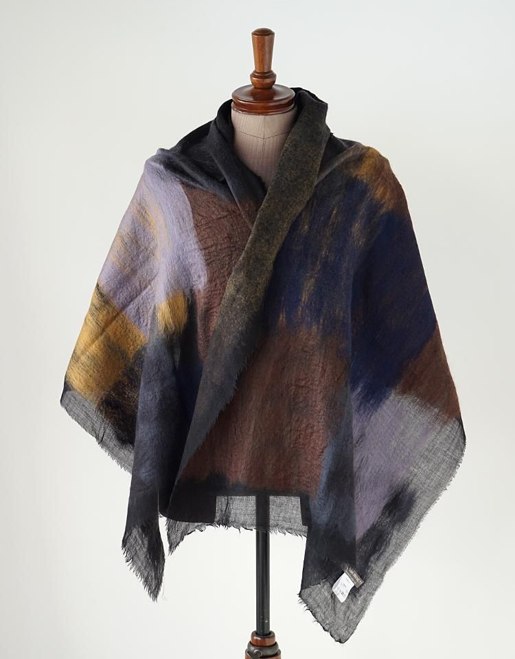 SILVANA MANETTI】Cashmere Wool Stole - OLYMPIA / 01024 AI23