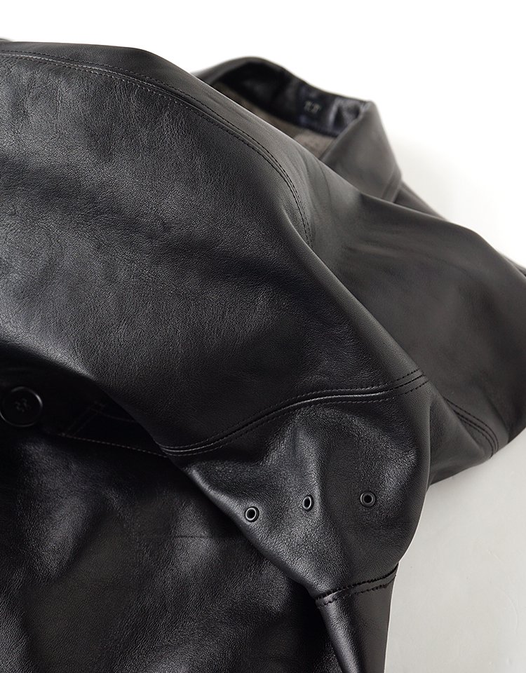 TAIGA TAKAHASHI】SACK LEATHER JACKET / LOT. 803｜kink online shop