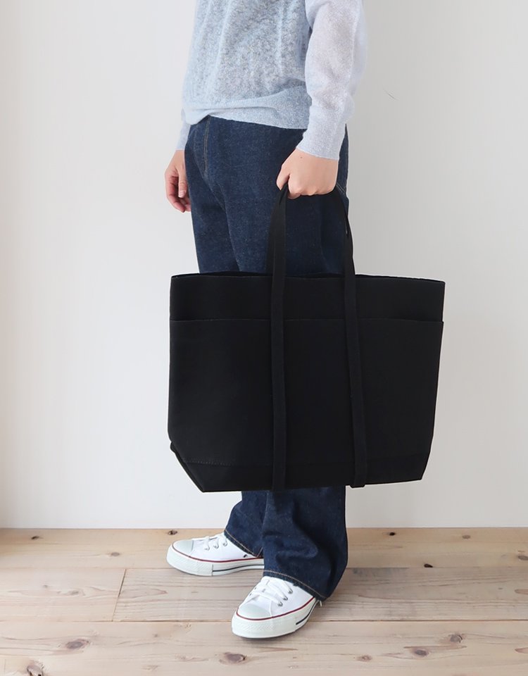 AMIACALVA】 WASHED CANVAS 6POCKETS TOTE [M]｜kink online shop