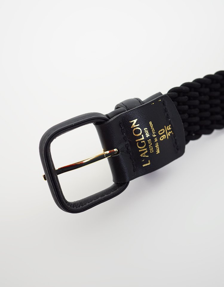 【L'AIGLON】Hand Woven Elastic Belt｜kink online shop