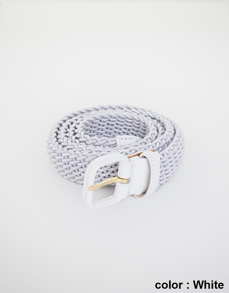 【L'AIGLON】Hand Woven Elastic Belt｜kink online shop