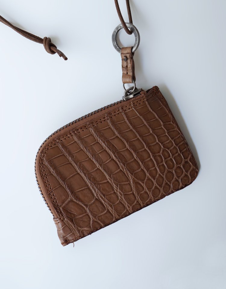 【tagliovivo】SMALL ZIP WALLET - CROCODILE ｜kink online shop