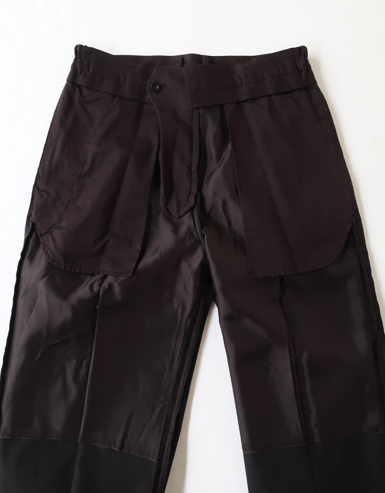IRENISA】 TWO TUCKS WIDE PANTS - Polyester / IH-23FW-P018-DSS