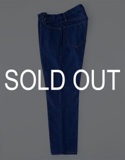 Denim Tapered Trousers / L.Indigo