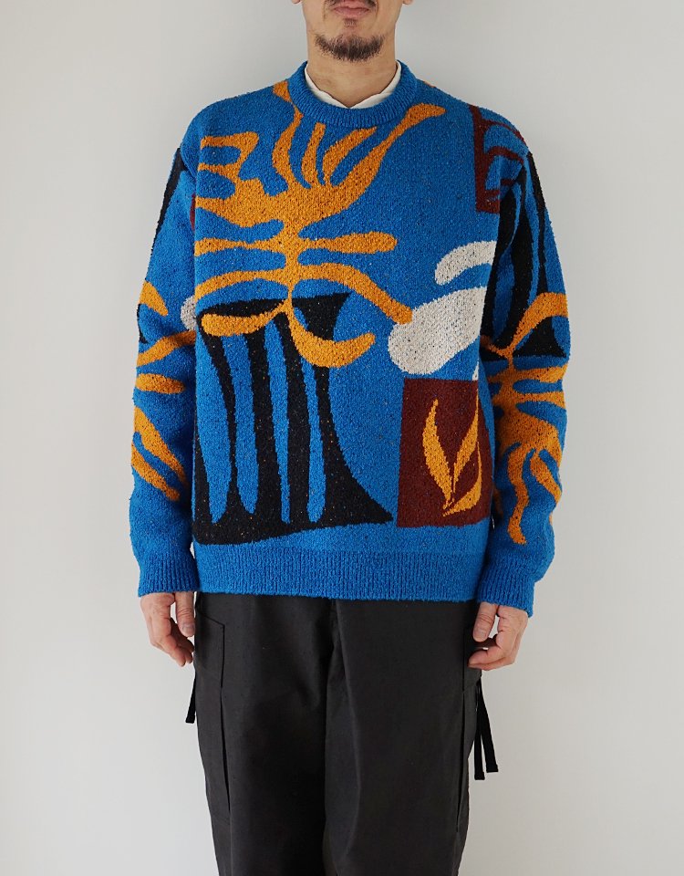 KHOKI】Intarsia-knit jumper｜kink online shop