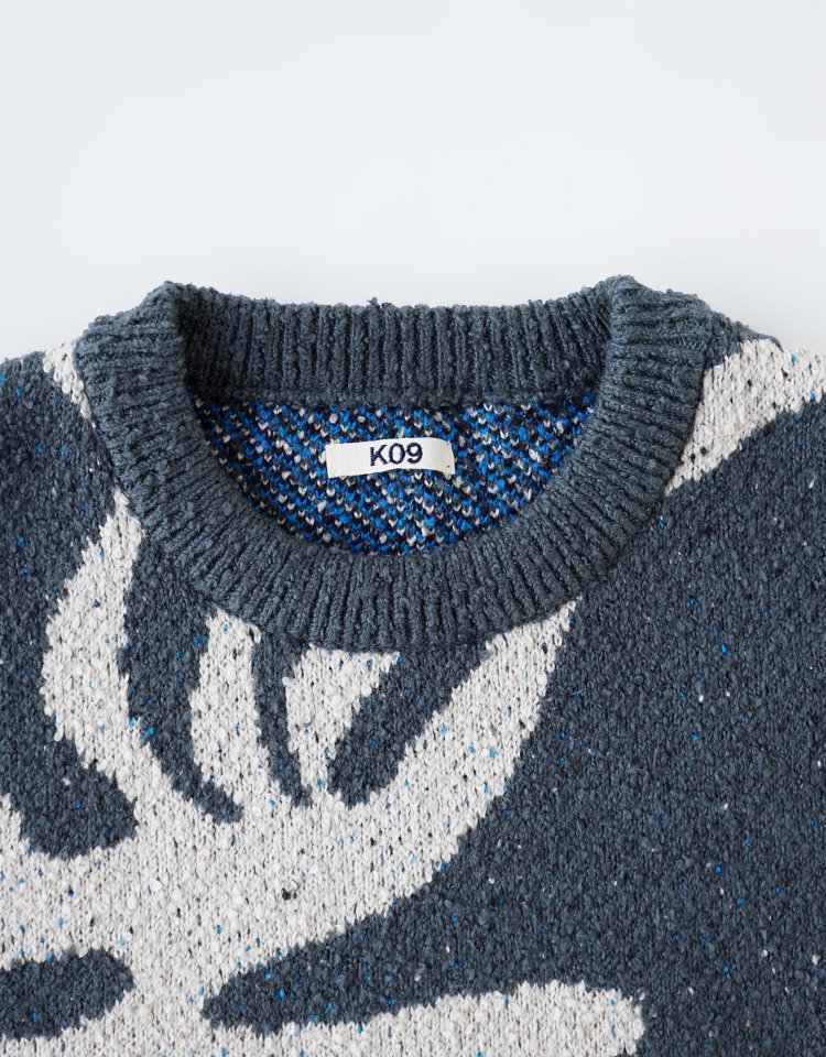KHOKI】Intarsia-knit jumper｜kink online shop