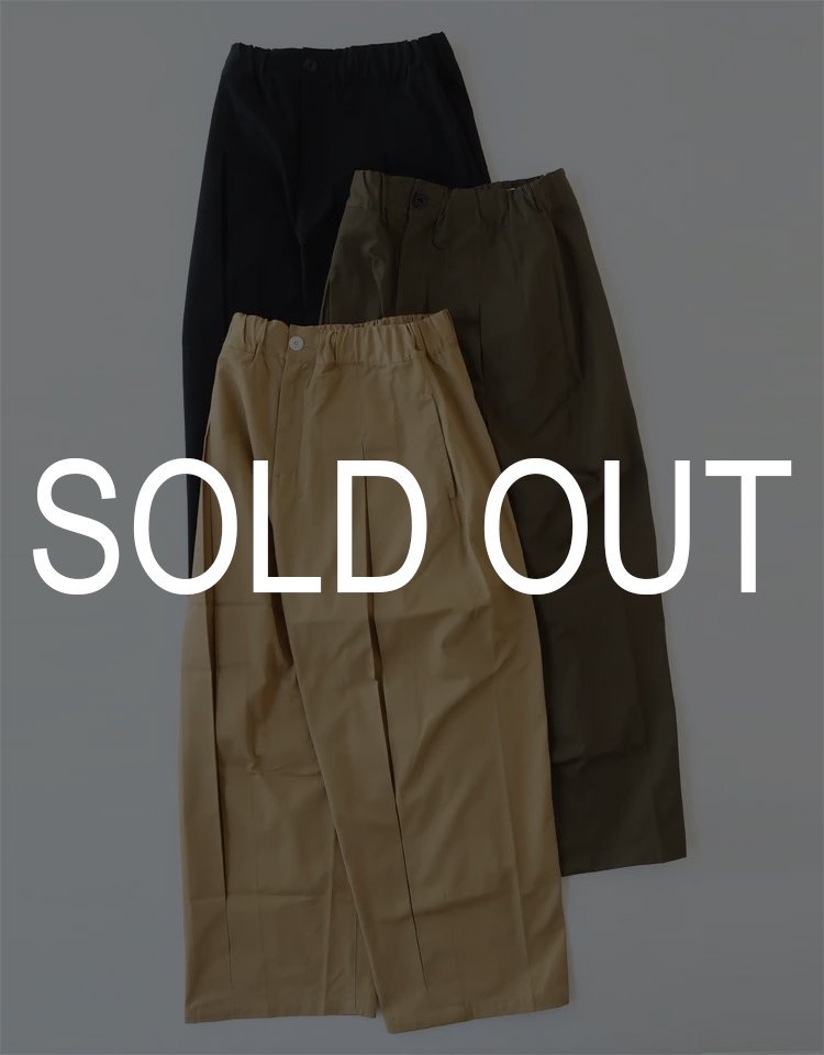 SAGE NATION】 BOX PLEAT TROUSER / S011｜kink online shop