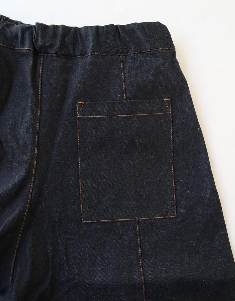 【SAGE NATION】 DENIM BOX PLEAT TROUSER / S074｜kink online shop