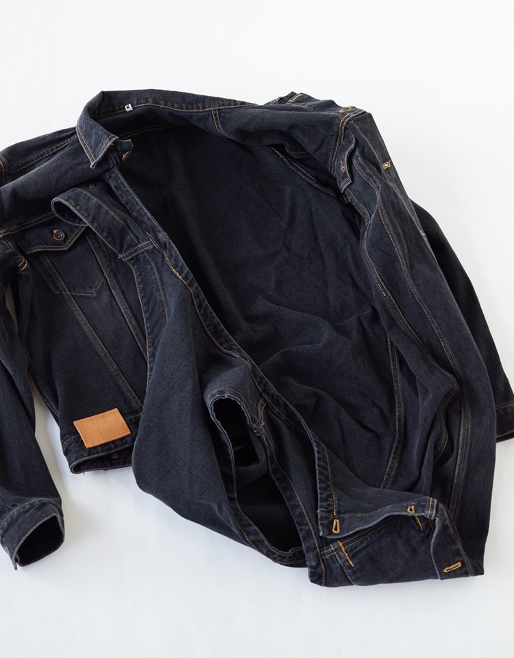 【KHOKI】Layered-design denim jacket｜kink online shop
