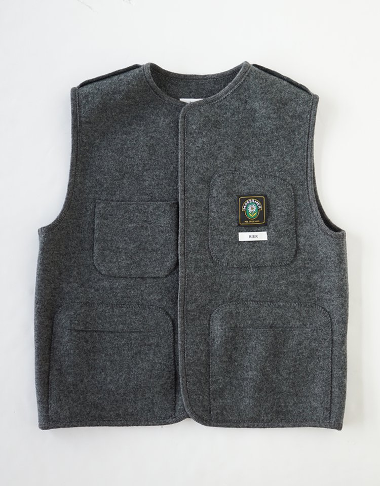 【RIER】WALKER GILET UTILITY / JKT20 - FELTED｜kink online shop