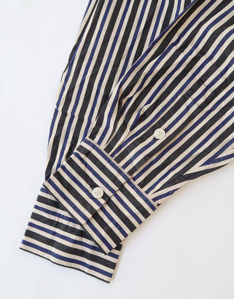 【CASEY CASEY】 FELIX SHIRT - PAPER STRIPE / 21HC313 (STRIPE2)｜kink online  shop