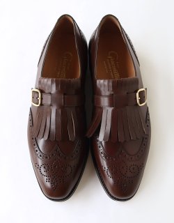 <img class='new_mark_img1' src='https://img.shop-pro.jp/img/new/icons1.gif' style='border:none;display:inline;margin:0px;padding:0px;width:auto;' />Wing Tip Kilt Monk Loafer - ANILOU / FG462
