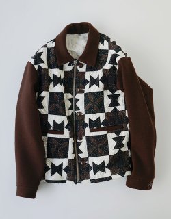 Hand patchwork quilted jacket