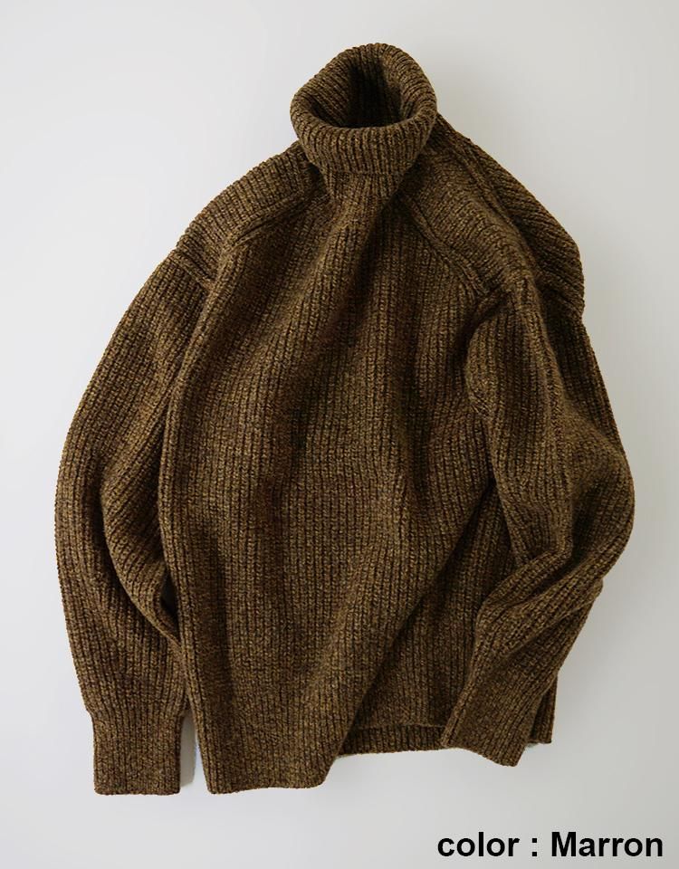 Slopeslow】TURTLE NECK SWEATER|kink online shop Slopeslow】TURTLE NECK SWEATER|kink online shop