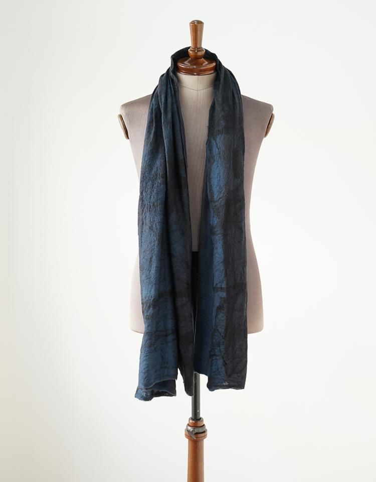 SILVANA MANETTI】Wool Silk Stole - SLIGHT/L｜kink online shop