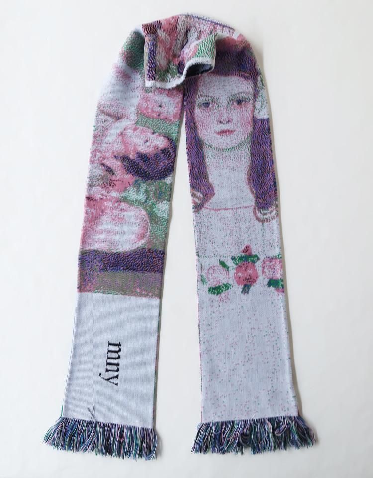 Montmartre New York】 Nostalgic Emotions Scarf [S-71-6TH Montmartre New York】 Nostalgic Emotions Scarf [S-71-6TH
