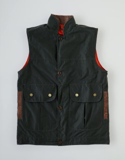 Sologne Hunting Vest - waterproof waxed cotton