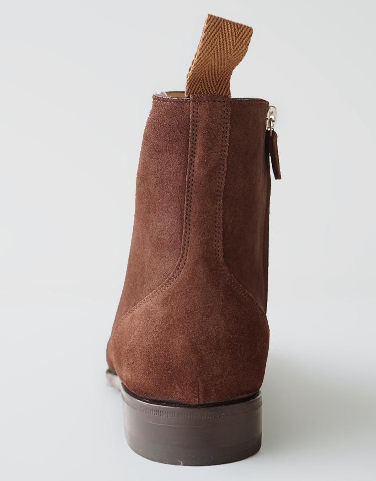 F.LLI Giacometti / MARMOLADA】 Zip Up Boots - VELVINA SUEDE