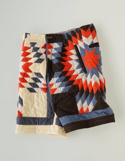 Hand patchwork quilted pants
