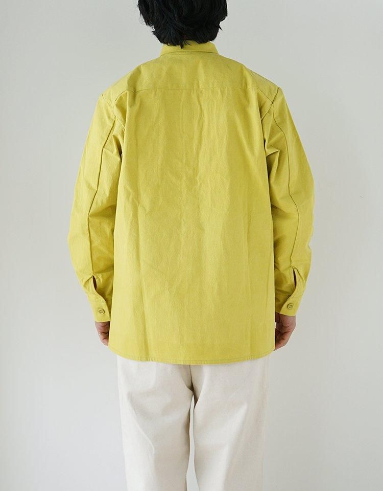 マントル paraffin wax coating REGULAR SHIRT MAN-TLE /Paraffin Wax Coating REGULARシャツ