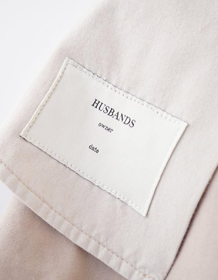 HUSBANDS】WIDE HIGH-WAISTED CHINO - Cotton drill｜kink