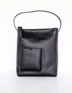 NASCH BAG - VEGETABLE TANNED COW LEATHER / Black
