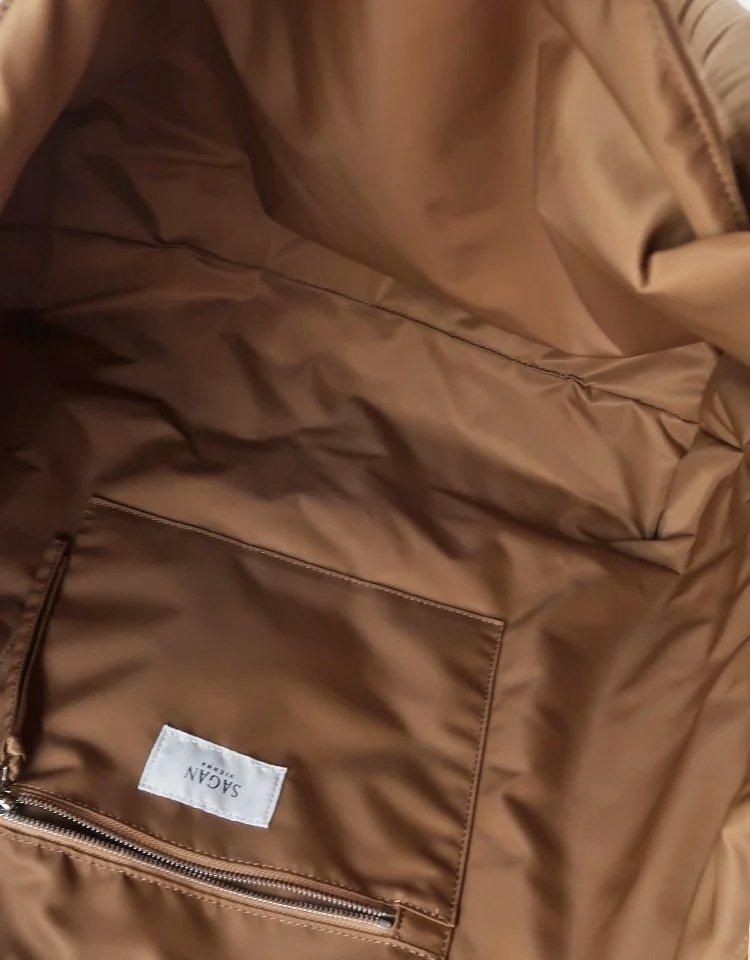 SAGAN Vienna】 PAZAR TOTE BAG XL [NY_XL] / Coyote Brown