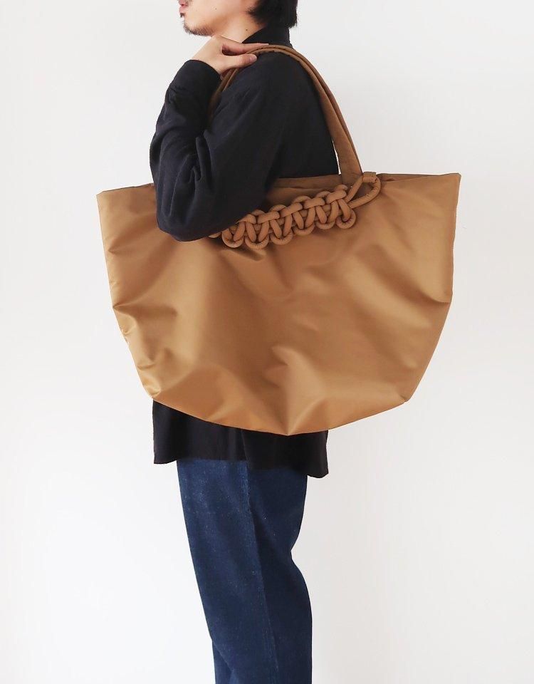 SAGAN Vienna】 PAZAR TOTE BAG XL [NY_XL] / Coyote Brown