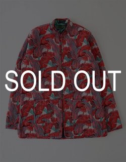 Silkscreen Hand-printed Quilted Reversible Jacket