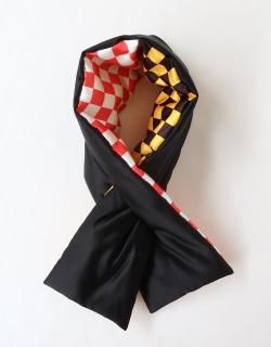 tsts ダウン　マフラー　DUALITY PADDED SCARF ボーダー tsts ダウンマフラーDUALITY PADDED SCARF ボーダー