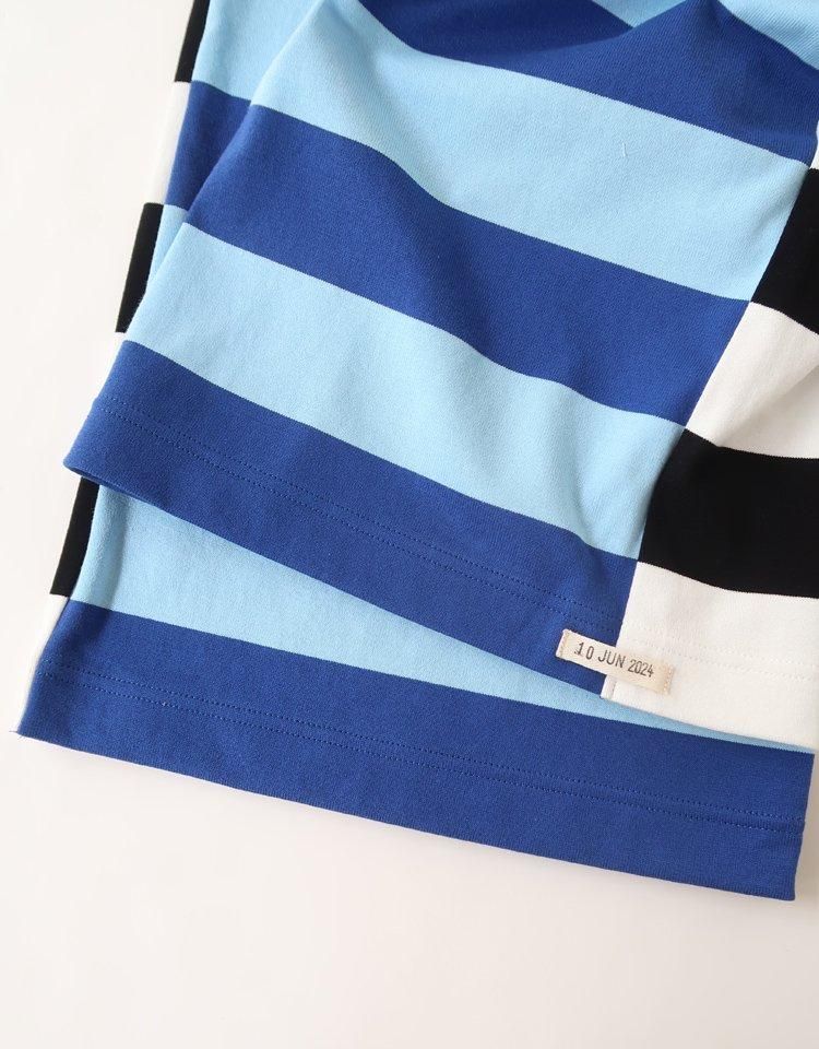 TSTS G.F.G.S DOUBLE SIDED STRIPED TROUSERS 2 SAXE,BLUE,BLACK